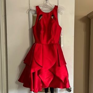 Tony Bowls size 2 cocktail dress in red